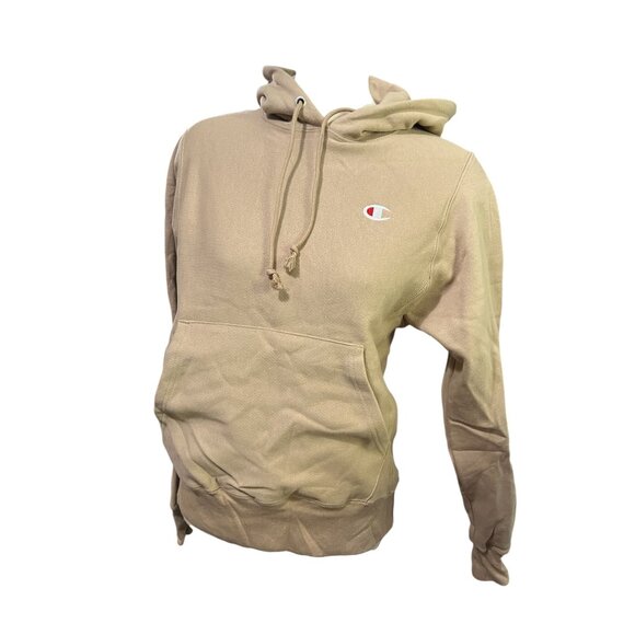 Champion Oversized Reverse Weave Drawstring Pocket Hoodie Sweatshirt Sz XS - Picture 1 of 10
